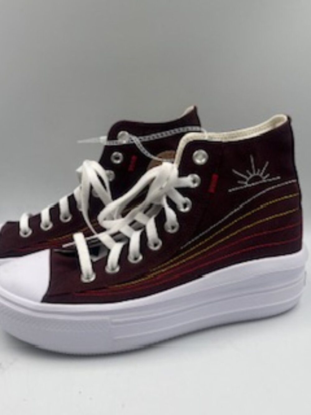 NEW Converse Women’s 9 Western Embroidered High Top Sneakers Platform Shoes NWOB